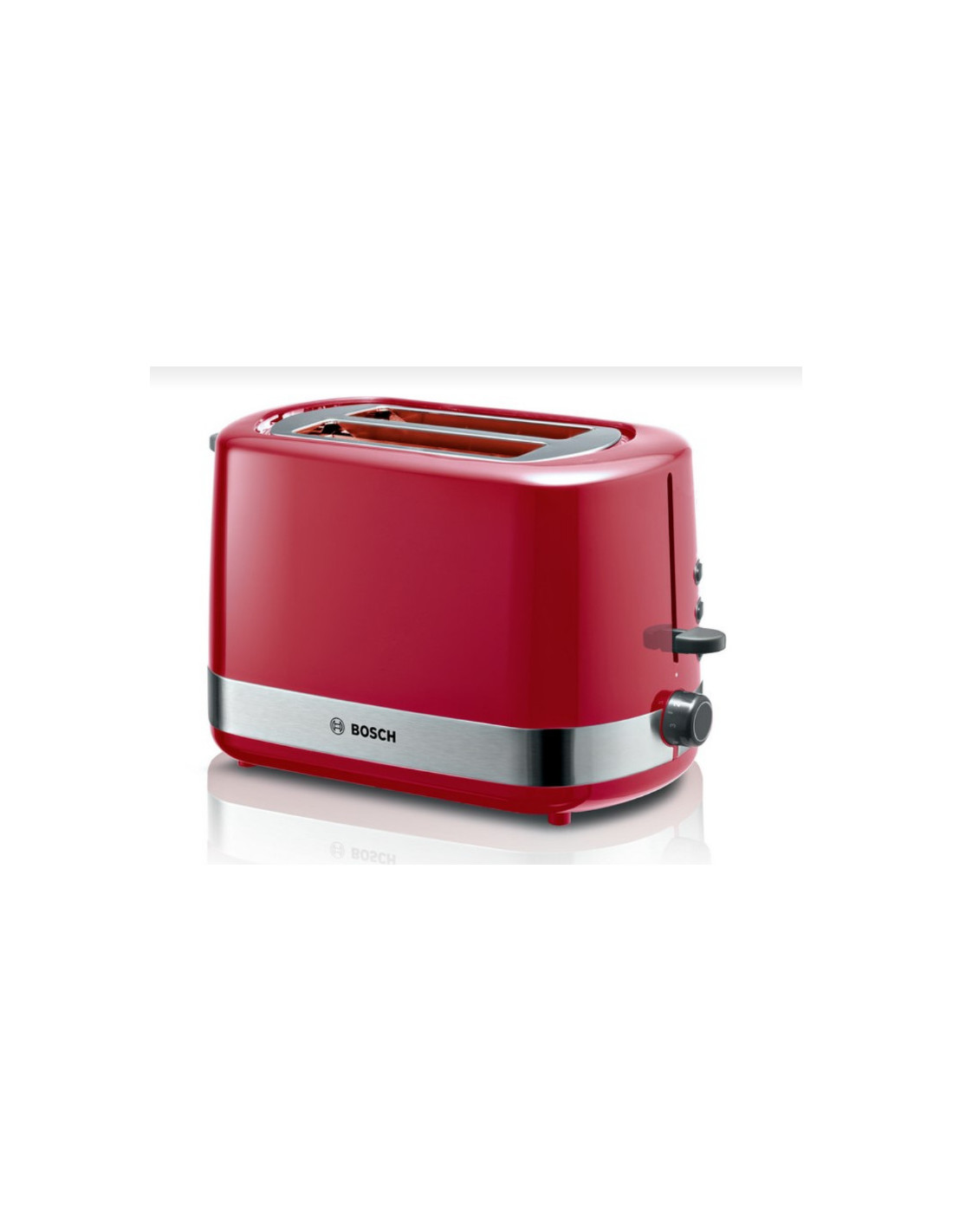 Naar Toestemming Overgave Bosch TAT6A514 broodrooster 2 snede(n) 800 W Rood