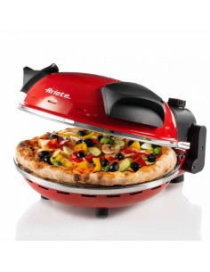 Ariete 0909 10 pizzamaker en -oven 1 pizza('s) 1200 W Zwart, Rood